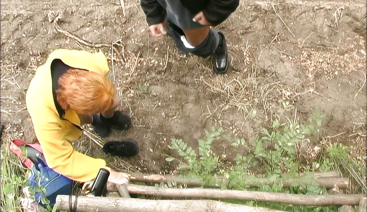 Redhead Slut Sucks Cock Then Gets Pounded Outdoors
