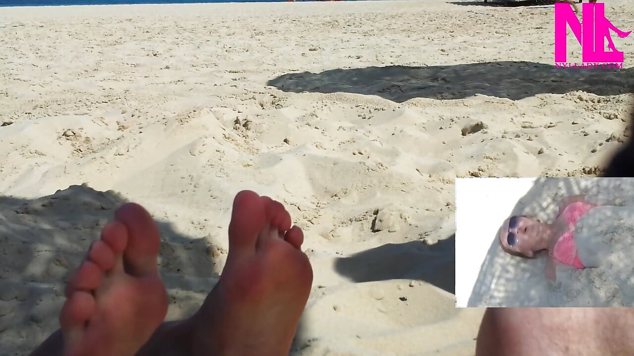 Me Being Tickled on My Feet on the Beach