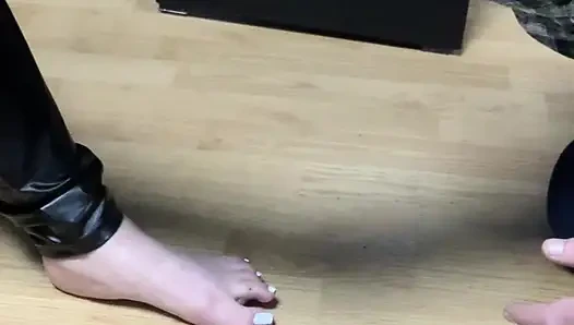 He Takes His Meal Thanks to My Feet...