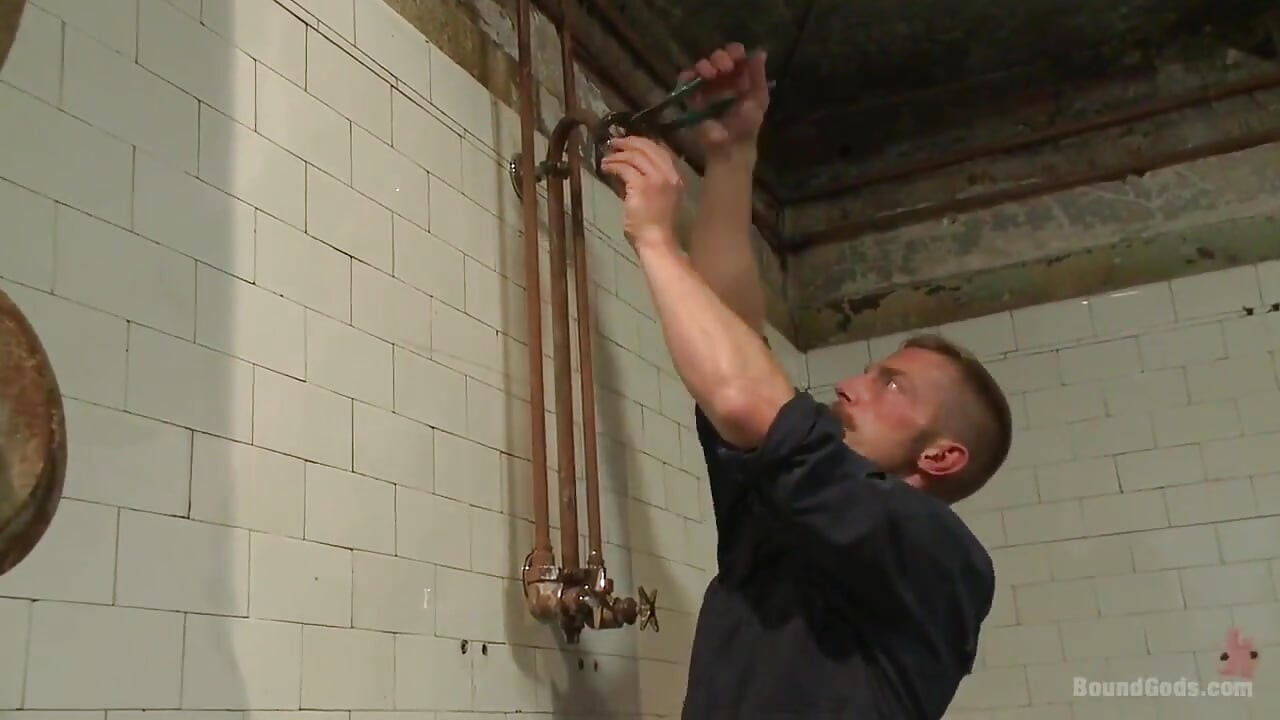 The Creepy Handyman Ties His New up and Fucks Him Senseless