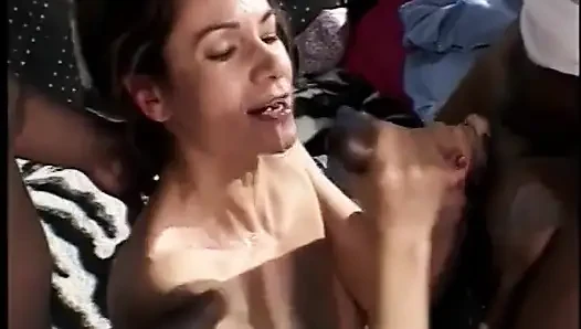 Two Aged Gentlemen Discuss How Wife of One Then Is Being Gang Banged by Three Well Hung Ghetto Dudes
