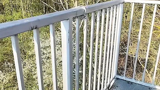 In public a quick blowjob in the forest with oral cum! Delicious!