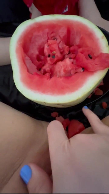 Spectacular moment from "🍉 WATERMELON MULTIPLY HOMEMADE FEMALE ORGASMS- FULL ARAB LONG PORN VIDEO 2025- BEST SAUDI AMATEUR-"