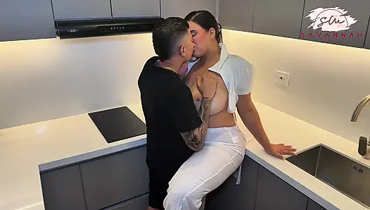 A babysistter lets her boss get her pregnant to keep her job - Savannah Watson