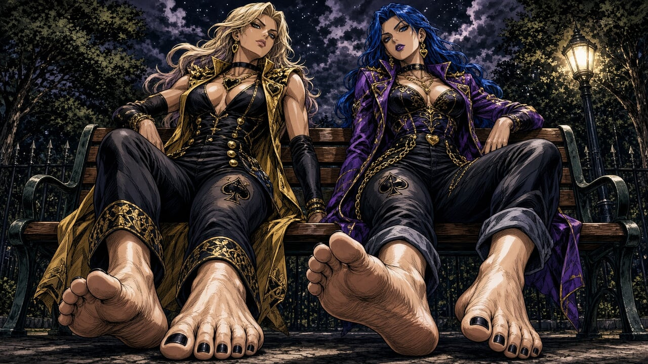 Queen of Spades Tattoo and Feet - Anime Compilation (Erotic AI Arts)