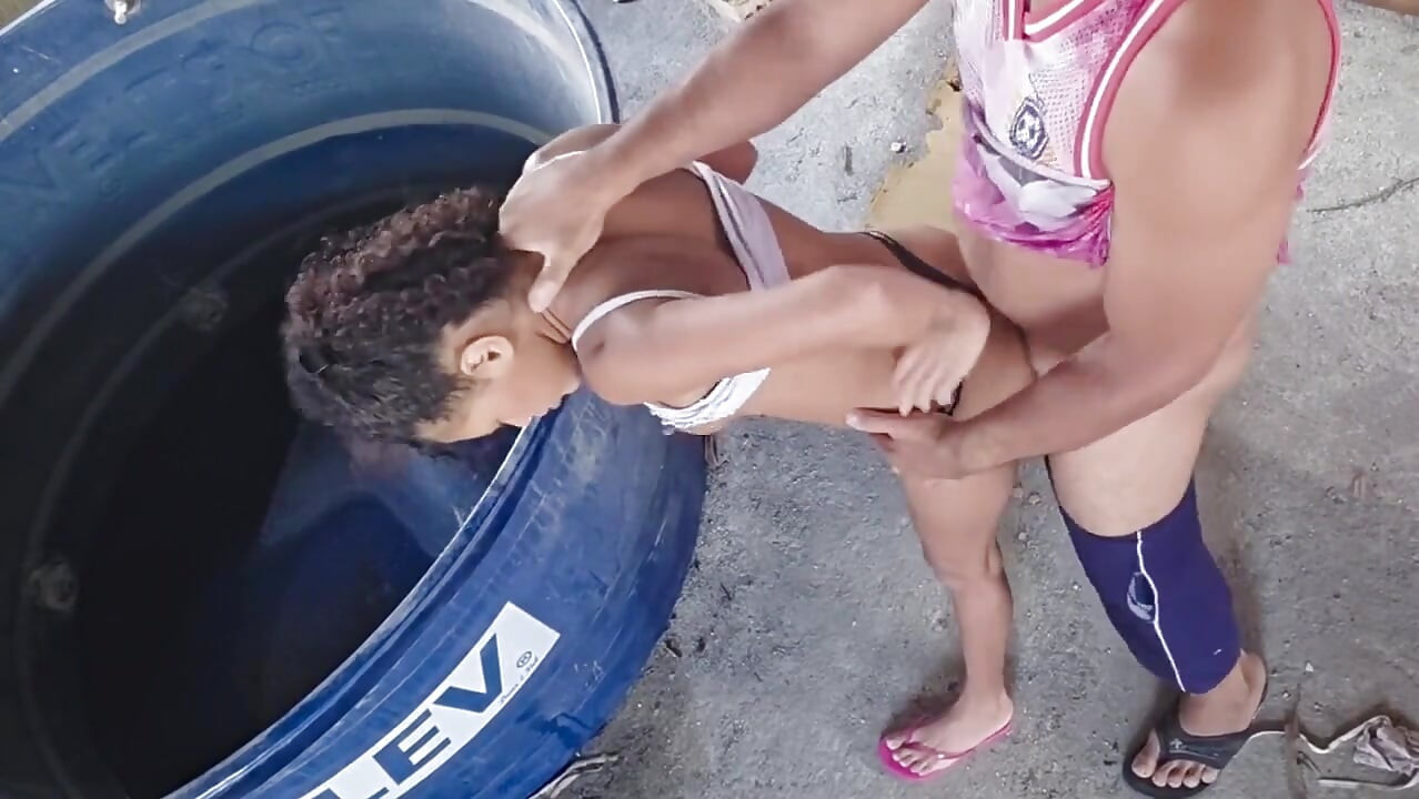 Picking up My Stepsister 100 Anal on the Terrace