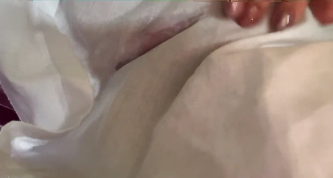 I masturbate and wet my white bedsheets