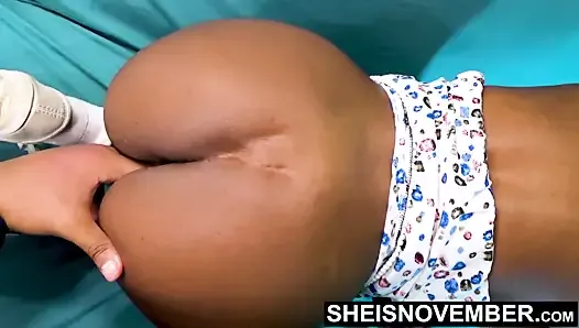Msnovember Thick Red Bone Big Round Butt Asshole Fingering