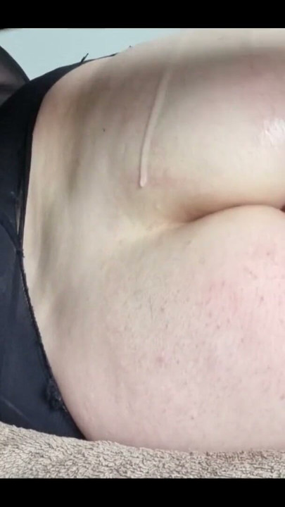 Huge glass dildo in redheads booty. Fisting this fat ass. | Clip 1