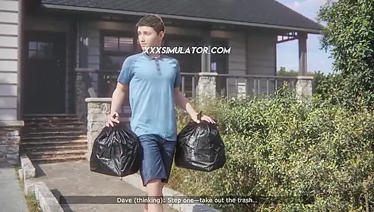 Üvey oğlunun büyük yarağı üvey annesinin götünü duşta dölle dolduruyor (oyun)