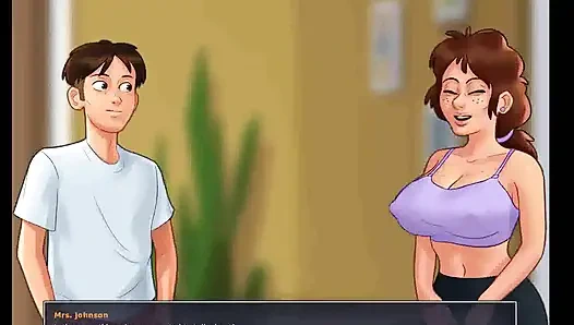 Yaz mevsimi efsanesi: orta yaşlı seksi kadınla poker bölüm 151