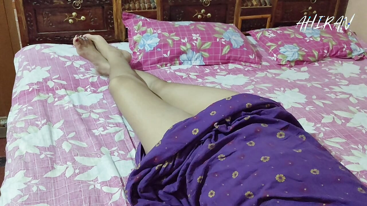 Indian Desi Young girl Ass and Hairy Vulva Touching with her Boyfriend.
