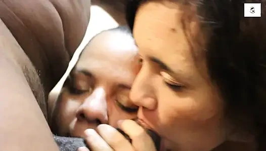 POV Clarke Takes on Two Chubby Boca De Veludo & Dany Baby1 (p1)