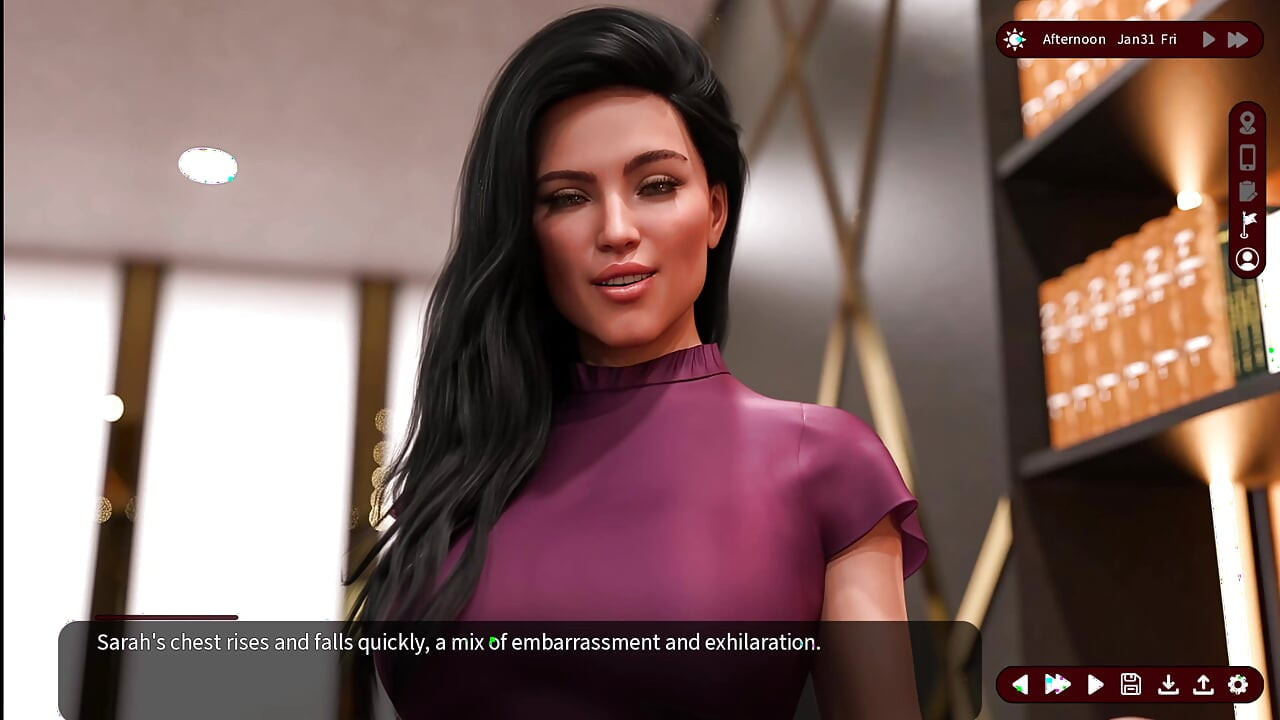 Whispers of Desire 22 Sarah Showed Her Boobs to the Boutique Assistant Louis