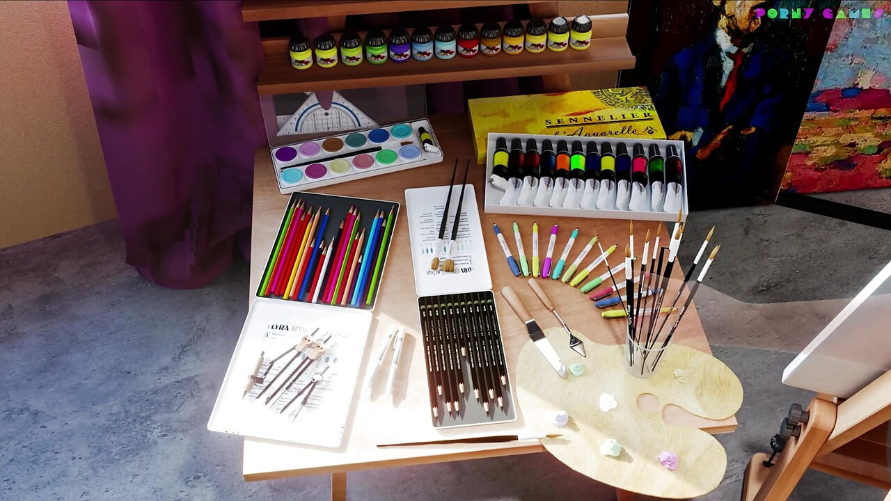 MILFs of Sunville by L7team - Taking Part in Stimulating Art Lessons 14