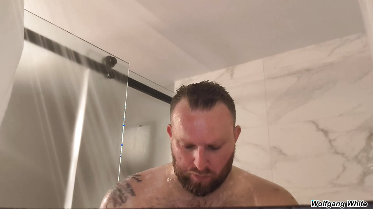 Shower With Your Stepdad - Wet Taboo Roleplay - Thick Cumshot On You Bottom POV - Wolfgang White
