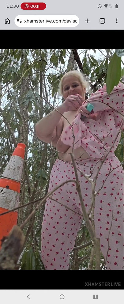 She Loves a Snow Cone in the Woods Giving It to Her Hoid