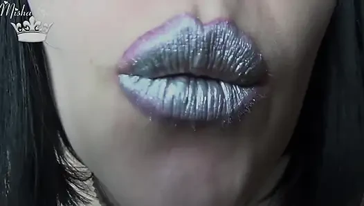 Silver juicy lips