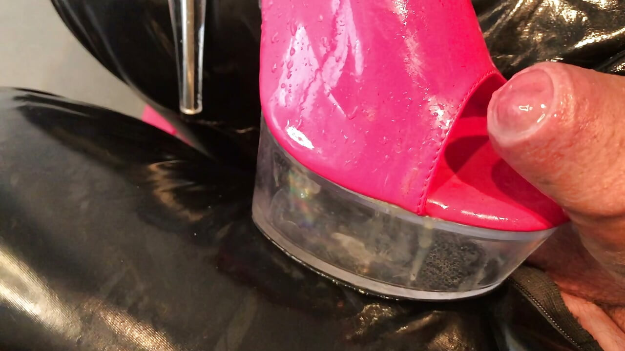 Piss and Cumon Pink High Heel Mules - User Request