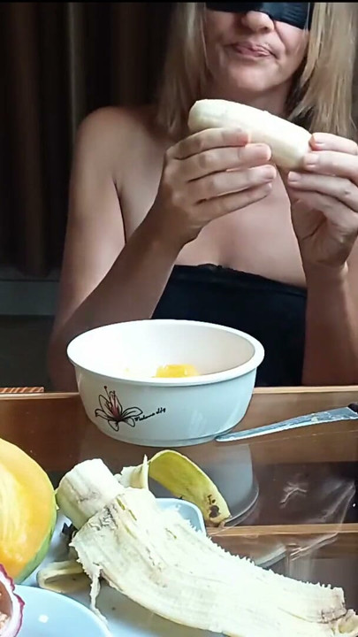 Look at Me, Innocent Girl Playing with My Fruit - Luna Daily Vlog - LunaxSun | Clip 1