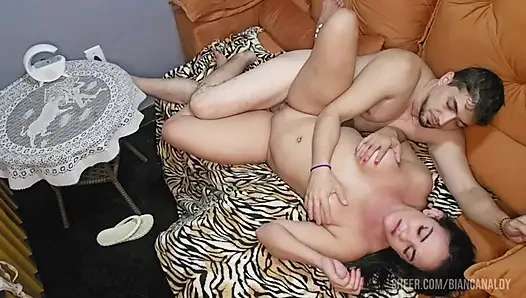 with stepson in secrecy