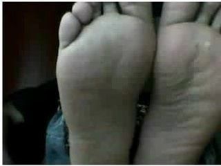 Hetero-Typen Füße vor Webcam # 544