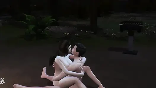 Fucking in the Forest with a Hot Girl Sims 4