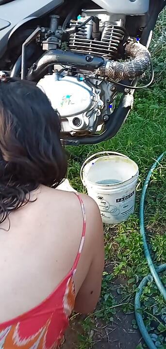 Motorcykel vask