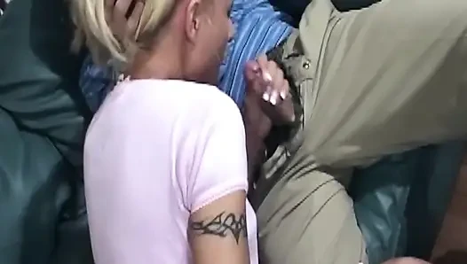 Blonde MILF Rides Thick Cock with Dripping Wet Pussy