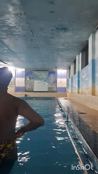 Naked Indian Mallu Guy In Swimming Pool