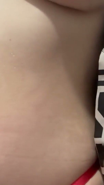 My stepsister is masturbating his belly button | Clip 1