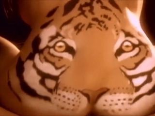 Сцена скачки тигровой попки