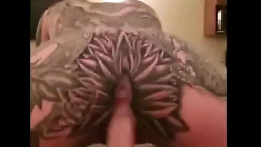 Asshole Tattoo, BJ, Getting Fucked Hard