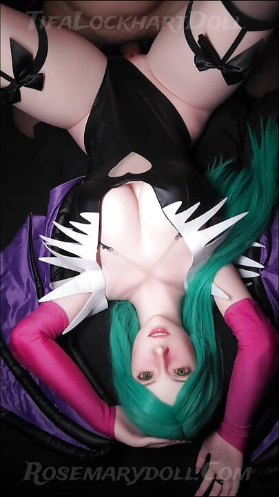 Aerith X Morrigan Darkstaklers Cosplay