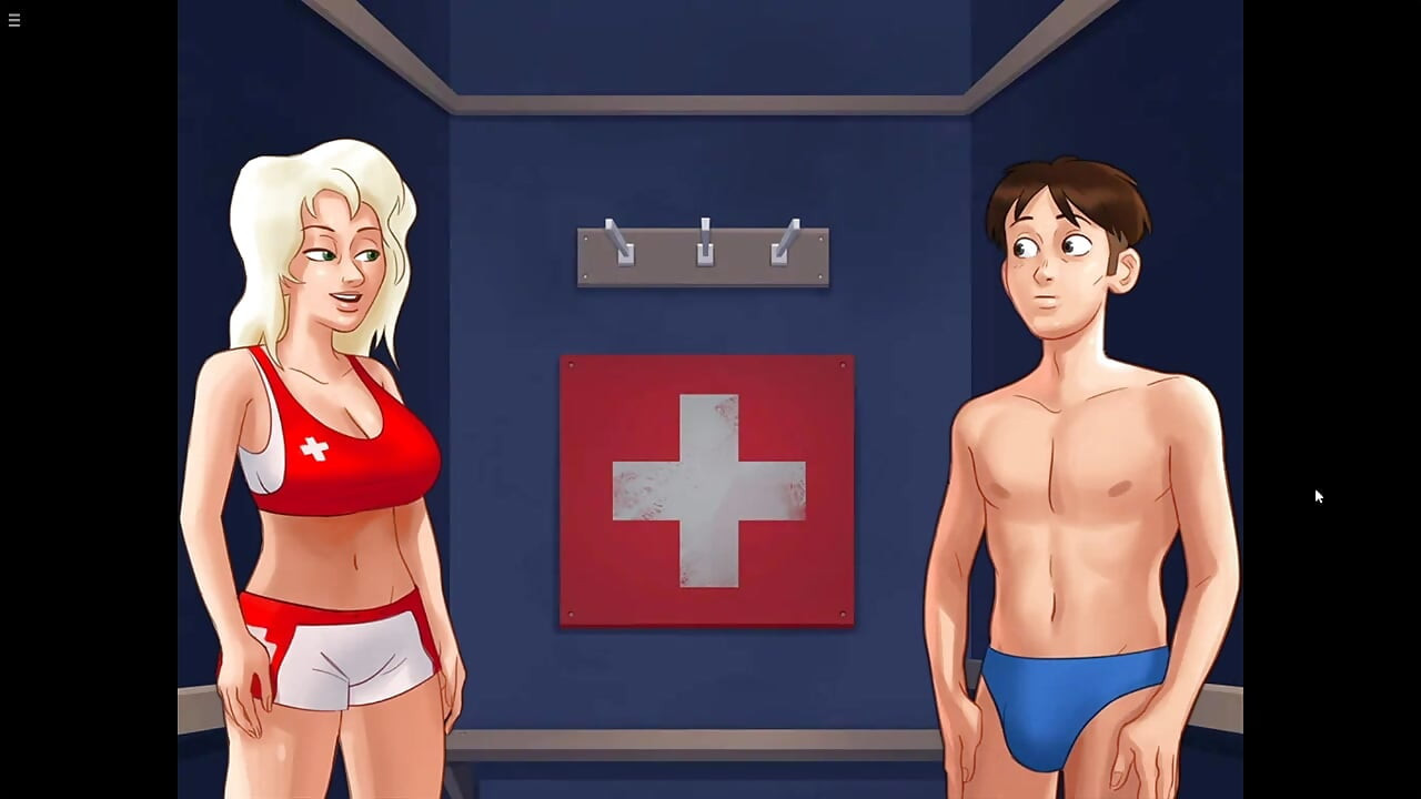 Horny Swim Trainner Cassie Loves Glory Hole Blowjob In Summertime Saga