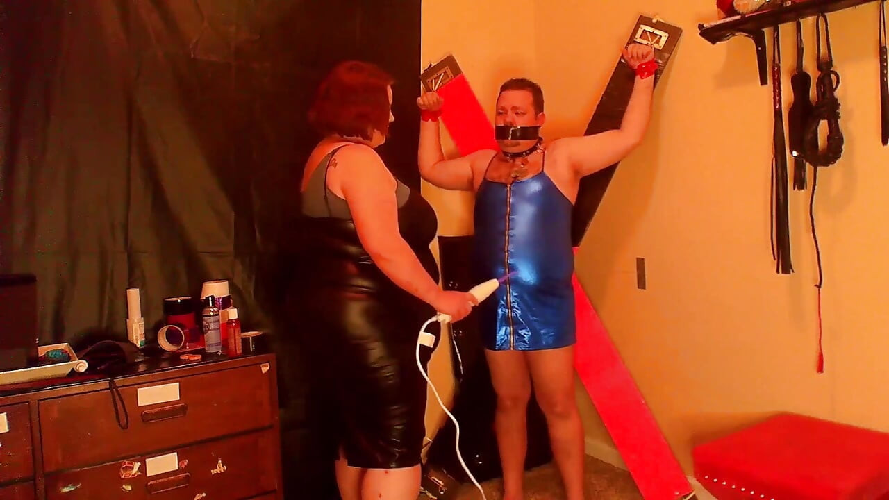 Mistress M and sissy slave 2