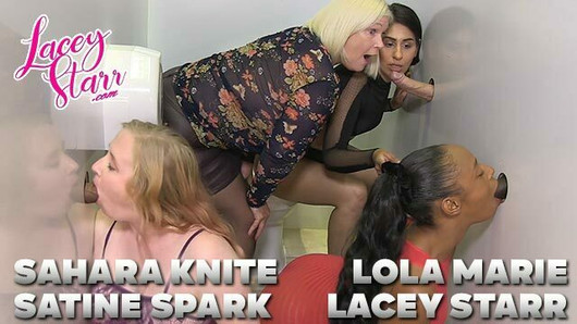 Laceystarr - gang di nightclub gloryhole