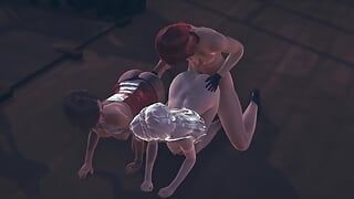 Unzensiertes Hentai 3D - MILf-sex in einem boot teil 1