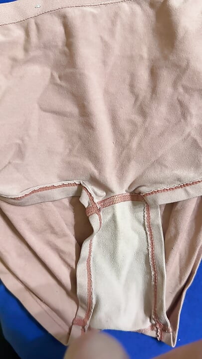 Cum on wife’s panties 45