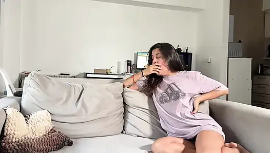 Stepsister wanted my cock before bedtime