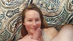 Team Jerica Fucking Her Mouth and Feeding Her My Cum While She Touches Herself - POV