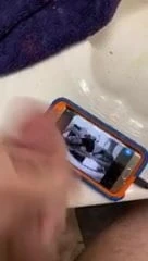 Cum tribute for Lenay