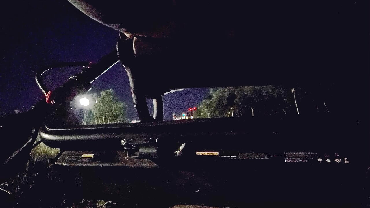 Pissing in public on my scooter