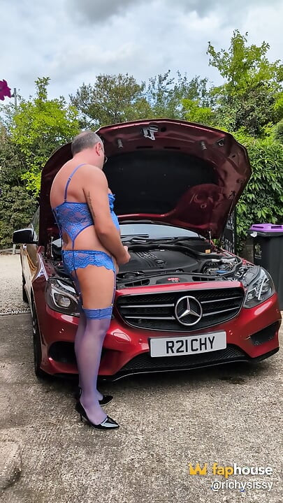 Having Fun Whilst Cumming on My Car