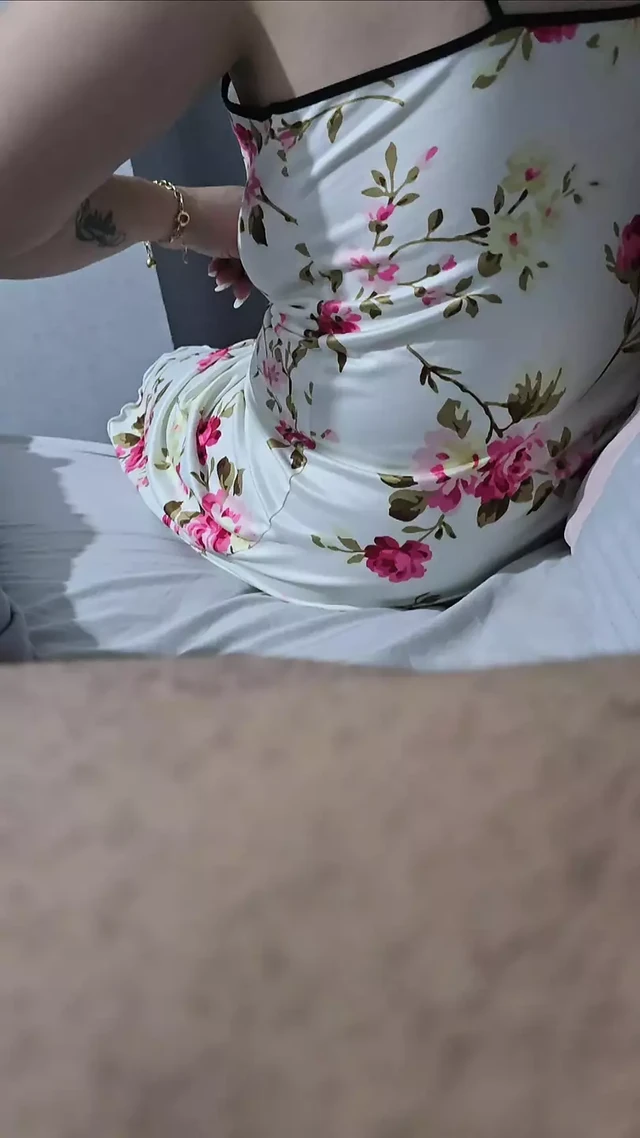 Step son without pants naked in bed with step mom