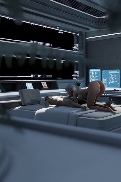 Nexon 3: in My Orbit. Sexy prsatá blondýnka má nejlepší sex na vesmírné stanici