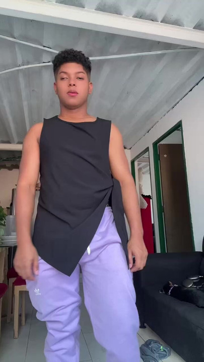Colombian boy dancing