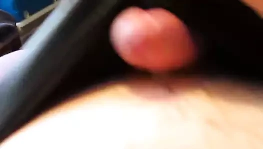 Islak görünüm tayt, masturbasyon,spank ve cum.