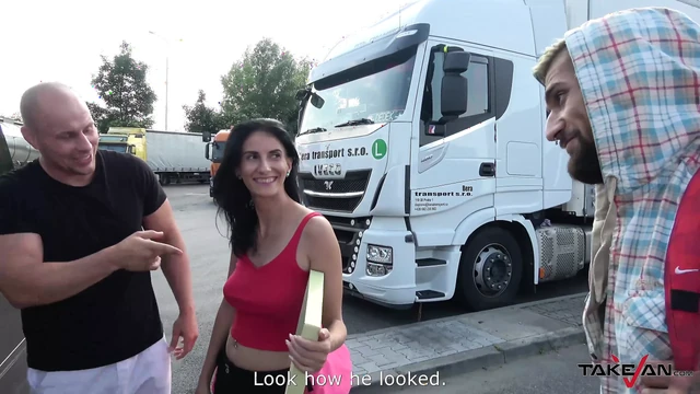 She will get a ride, but not without jizz on her butt