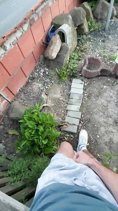 Risky! I Play on the Street with My Dick